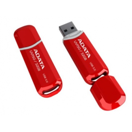 ADATA UV150/32GB/90MBps/USB 3.0/USB-A/Červená
