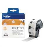 BROTHER DK-11221 (papírové / čtvercové, 23x23mm - 1000 ks)