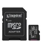 Kingston MicroSDXC karta 128GB Canvas Select Plus, U1, V10, A1, SD Adaptér