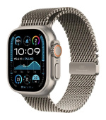 Apple Watch Ultra 2 (2024) GPS + Cellular 49mm Natural Titanium Case with Natural Titanium Milanese Loop - S