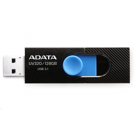 ADATA Flash Disk 128GB UV320, USB 3.1 Dash Drive, černá/modrá