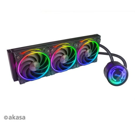 AKASA chladič CPU vodní - SOHO 360 černý ARGB 1700