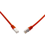 SOLARIX 10G patchkabel CAT6A SFTP LSOH 0,5 červený
