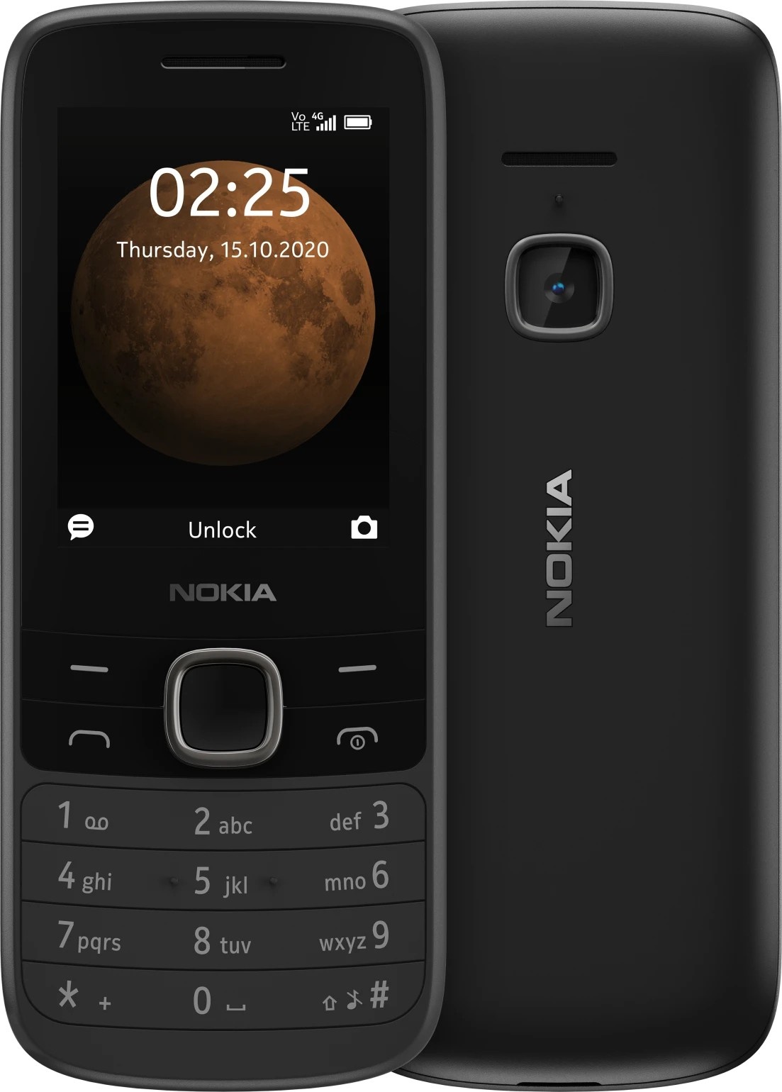 Nokia 225 4G Dual Sim Black - BOHEMIA COMPUTERS