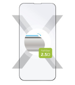 Ochranné tvrzené sklo FIXED Full-Cover pro Apple iPhone 13 Mini, lepení přes celý displej, černé