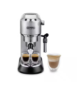 DeLonghi Dedica EC685.M Style pákový kávovar, 1300 W, Cappuccino systém, stříbrná
