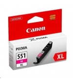Canon CARTRIDGE CLI-551M XL purpurová pro IP 72x0, MX925, PIXMA IP7250,8700,8750, MG5450,5550,5600,5650