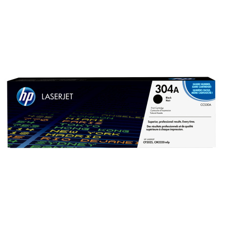 HP 304A Black LJ Toner Cart, CC530A (3,500 pages)