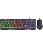 GENIUS set klávesnice + myš GX GAMING Scorpion KM-GX3, Drátový set USB, CZ+SK, černá