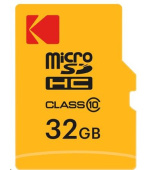 Kodak paměťová micro SD karta 32GB Class10 w/adapter Extra