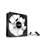1stCOOL ventilátor SILENT, 12 cm Black/White 3pin/Molex