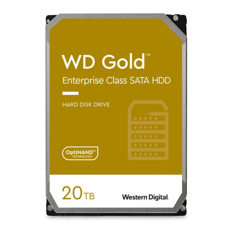 WD GOLD WD201KRYZ 20TB SATA/ 6Gb/s 512MB cache 7200 ot., CMR, Enterprise