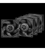 ARCTIC S8038-10K - 80mm Case Fan - dual ball bearing - max 10000 RPM - PWM regulated - Pack of 4 pcs