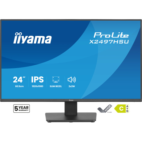 iiyama ProLite/X2497HSU-B1/23,8"/IPS/FHD/120Hz/4ms/Černá/5R