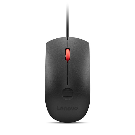 Lenovo Fingerprint Biometric USB Mouse Gen 3/Kancelářská/Optická/2 000 DPI/Drátové USB-A/Černá