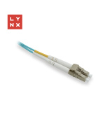 LYNX duplexní patch kabel MM, OM3, LC/LC, 50/125µm, 0,5m