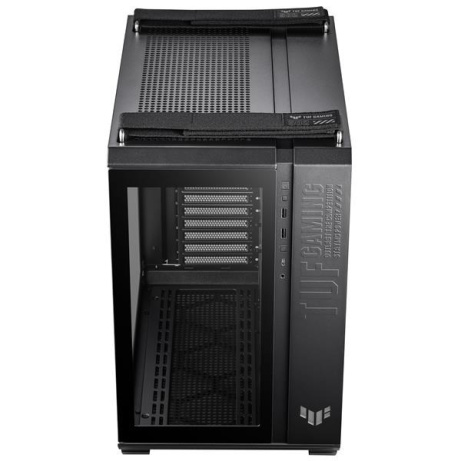BAZAR - ASUS case TUF GAMING CASE (GT502) TG, Mid Tower, průhledná bočnice, černá - Poškozený obal (Komplet)