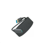 WG - Prodlužovací kabel USB-A (male) to USB-A (female) / 3m / nylon braided / black