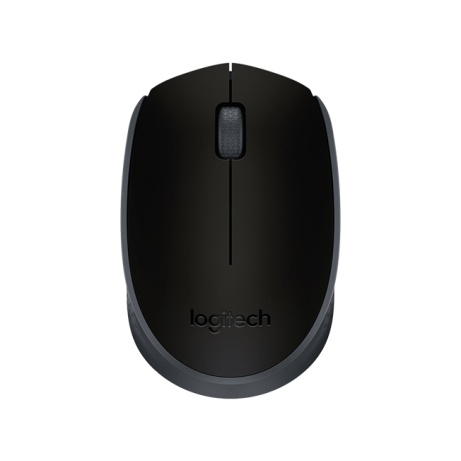 Logitech M171/Kancelářská/Optická/Bezdrátová USB/Černá