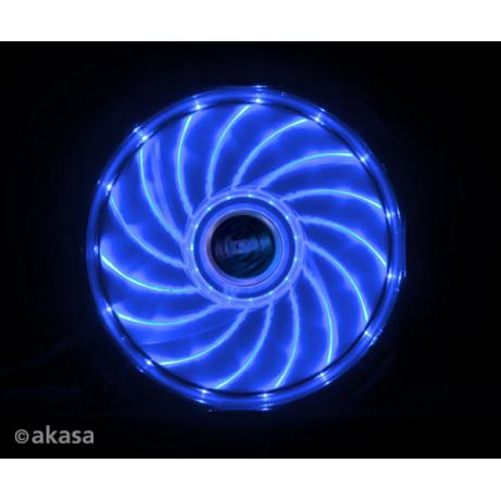 přídavný ventilátor Akasa Vegas LED 12 cm modrá
