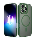 3mk ochranný kryt Misty MagCase Green pro Apple iPhone 16 Pro