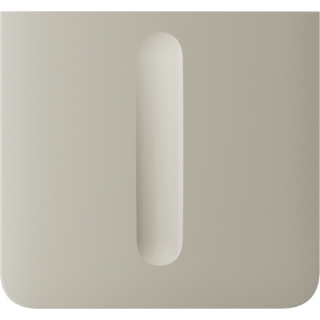 Ajax  SideButton (Dimmer) vertical - Boční kryt stmívatelného tlačítka, vertikální instalace, slonovinová kost