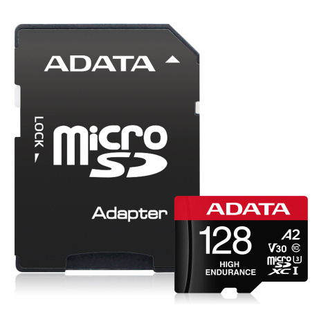 ADATA 128GB MicroSDXC UHS-I U3 V30S HIGH + adapter