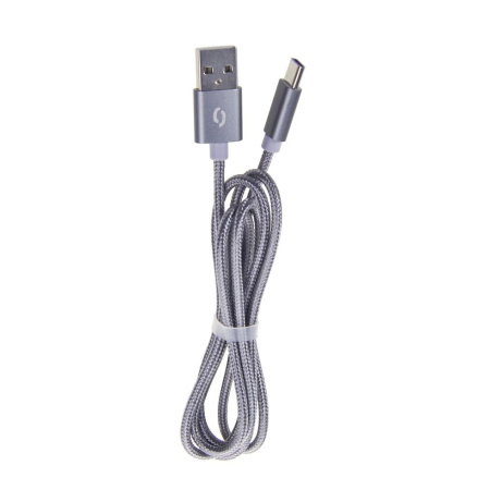 ALIGATOR datový kabel TUBA 2A USB-C šedý