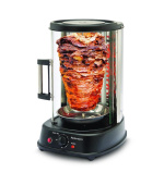 Rohnson vertikální gril, 1500 W, odkapávací miska, objem 21 litrů