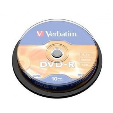 VERBATIM DVD-R(10-Pack)Spindle/General Retail/16x/4.7GB