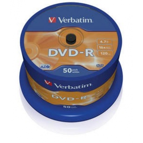 VERBATIM DVD-R(50-Pack)Spindle/General Retail/16x/4.7GB