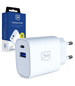 3mk FlowPower 25W 1A1C PD QC4+ White
