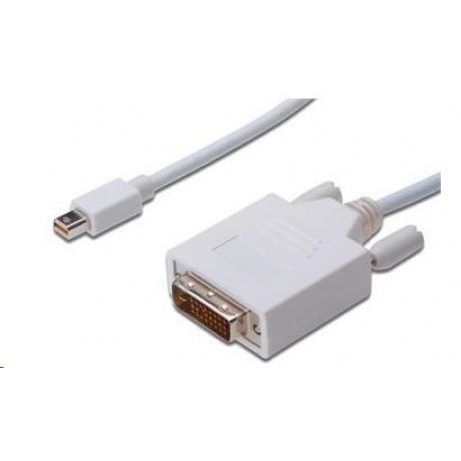PREMIUMCORD Kabel Mini DisplayPort - DVI 1m, bílý