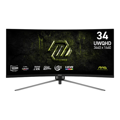MSI MAG/345CQRF E20/34"/VA/UWQHD/200Hz/0,5ms/Černá/3R