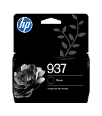 HP 937 Black Original Ink Cartridge (1,250 pages)