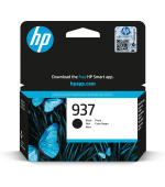 HP 937 Black Original Ink Cartridge (1,250 pages)