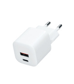 Solight USB-C + USB-A fast charger GaN 20W PD