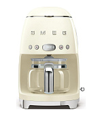 Smeg Retro Style DCF02CREU překapávač kávy béžový, 10 šálků, 1,25 l, automatický start, keep warm