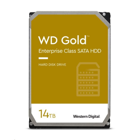 WD GOLD WD142KRYZ 14TB SATA/ 6Gb/s 512MB cache 7200 ot., CMR, Enterprise