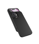 Epico Mag+ kožený kryt iPhone 16 - černá
