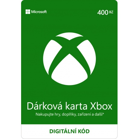 ESD XBOX - Dárková karta Xbox 400 Kč