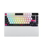 ASUS Klávesnice ROG Azoth X, Mechanická, Bezdrátová BT, RF 2.4GHz, US, bílá