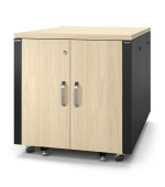 APC NetShelter Soundproof, 12U, Server Rack Enclosure, Maple