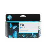 HP 738 130-ml Cyan DesignJet Ink Cartridge