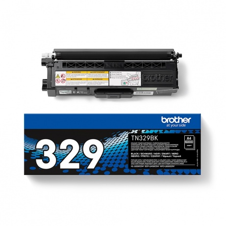 Brother TN-329BK, toner black, 6 000 str.