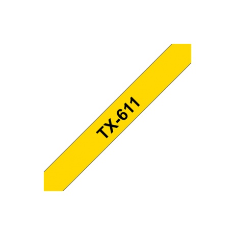 Brother TX-611 žlutá / černá (6mm