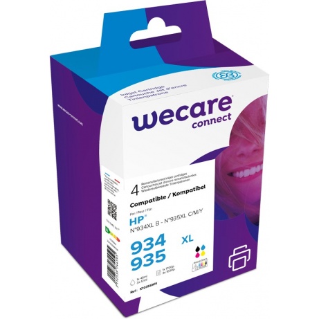 WECARE ARMOR ink sada kompatibilní s HP X4E14AE, CMYK