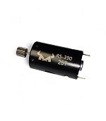 Stejnosměrný motor typu RS-390 25T s černým krytem pro modely MN128, MN86 nebo G500
