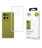 3mk ochranný kryt Clear Case pro Motorola Moto G86