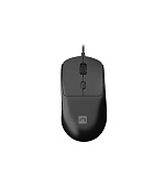Natec laserová myš HAWK 2/Kancelářská/Laserová/2 400 DPI/Drátové USB-A/Černá